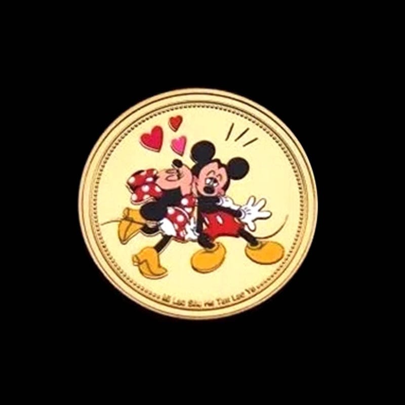 Mouse Anime Gold Coin - Disny Commemorative Collectible - Hunt The Mouse Gold Coin
