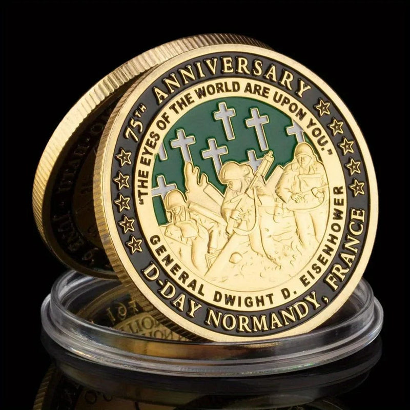 75th Coin,
Anniversary Coin,
World Coin,
Veteran Silver, 
Gold Coin,