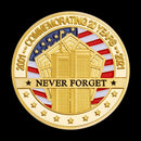 2021 US Statue of Liberty en Plated Coin - Never Forget Coin Collection