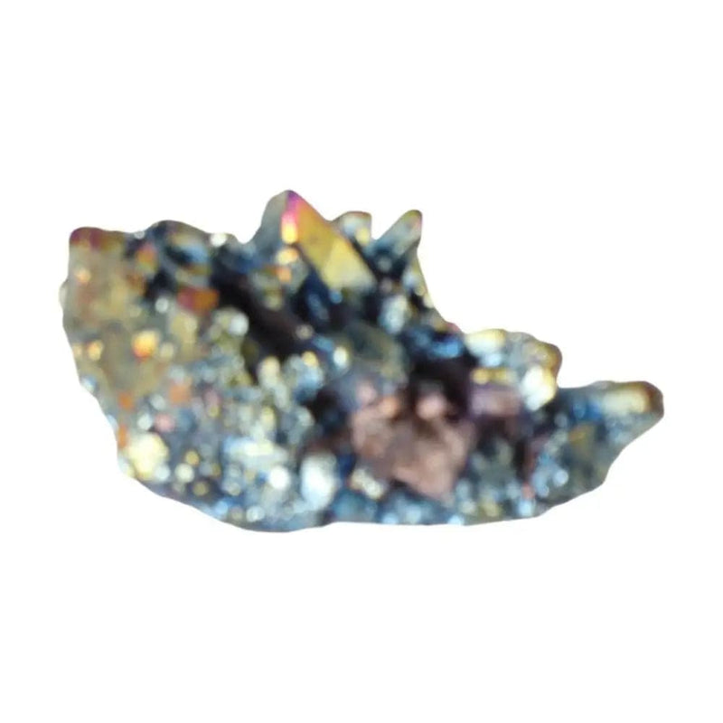 Natural Titanium Quartz Crystal Cluster: Healing Stone for Home Decor