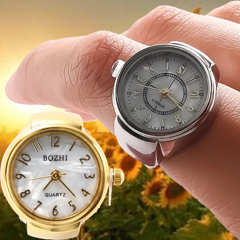 Fashionable Finger Rings with Quartz Watches: Perfect for Parties & Style