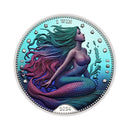 Mermaid Coin, Fantasy Coin, Ocean Theme Coin, Mythical Coin, Collectible Mermaid Token, Sea Creature Coin, Mermaid Treasure, Nautical Coin, Enchanted Coin, Underwater Coin, Mermaid Currency, Marine Coin, Mermaid Gift Coin, Fantasy Token, Mythical Sea Coin
