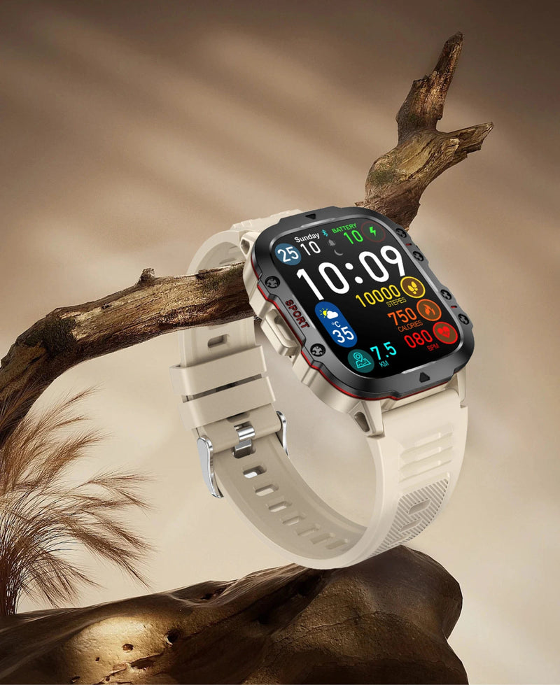 2024 Smart Watch: 1.96'' IP68 5ATM Fitness Tracker, BT Call, Health Monitor