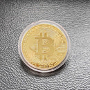 50 Pcs  Plated Bitcoin Coins - Collectible Art Collection Gift Physical Commemorative - Bit BTC Metal Imitation
