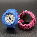 Mini Clock Watch Ring - Elastic Strap Finger Ring with Funny Anillos Jewelry