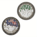 Veterans Day Coin - 75th Anniversary of D-Day Souvenir Coin The Eyes of The World Are Upon You Veteran  &  Coin
