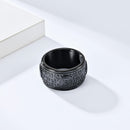 Anillo de plata con moneda de dólar Morgan de 1828