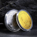 US Statue of Liberty Souvenir New York City The Brooklyn Bridge Pattern en Coin