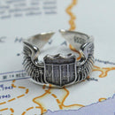 Flying Ring, Airline Ring, Pilot Ring, Aviation Ring, Sky Ring, Airplane Ring, Pilot Badge Ring, Jet Ring, Winged Ring, Air Crew Ring, Aerospace Ring, Flight Attendant Ring, Aviation Pilot Ring, 