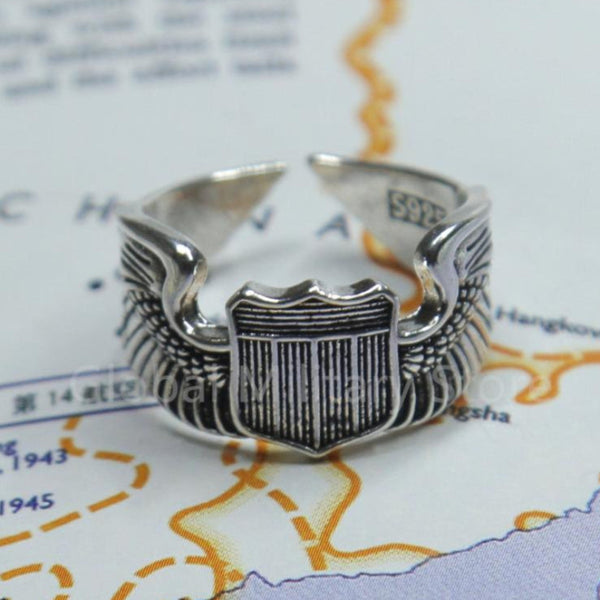 Flying Ring, Airline Ring, Pilot Ring, Aviation Ring, Sky Ring, Airplane Ring, Pilot Badge Ring, Jet Ring, Winged Ring, Air Crew Ring, Aerospace Ring, Flight Attendant Ring, Aviation Pilot Ring, 