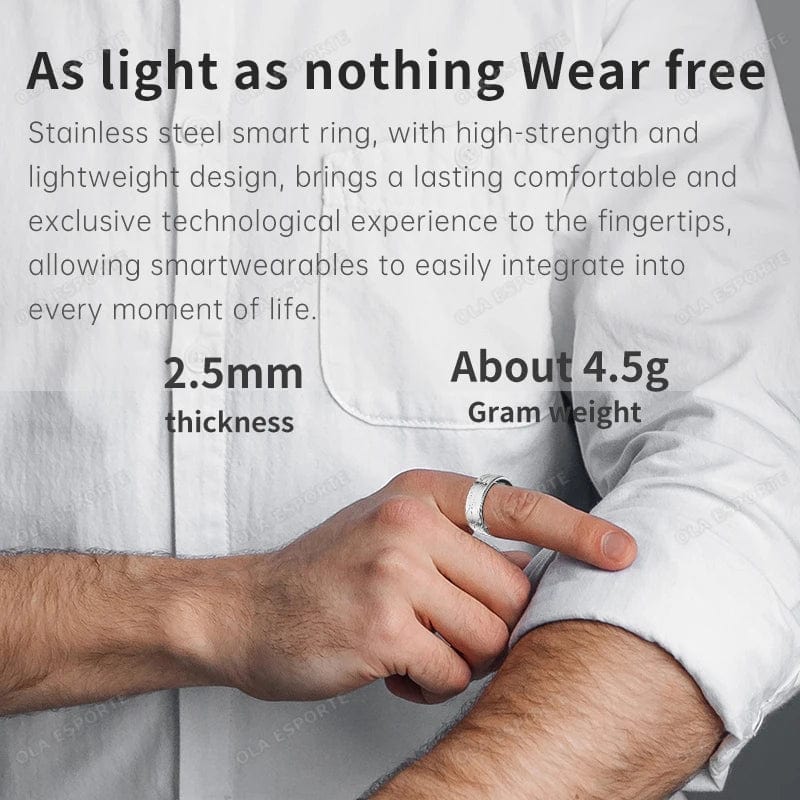 Smart Ring – R18 Health Monitor, Waterproof, Multi-Sport Modes