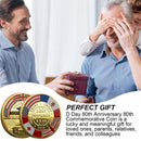 Veterans Day D-Day 80th Anniversary Challenge Coin – WWII Commemorative Collectible Piece