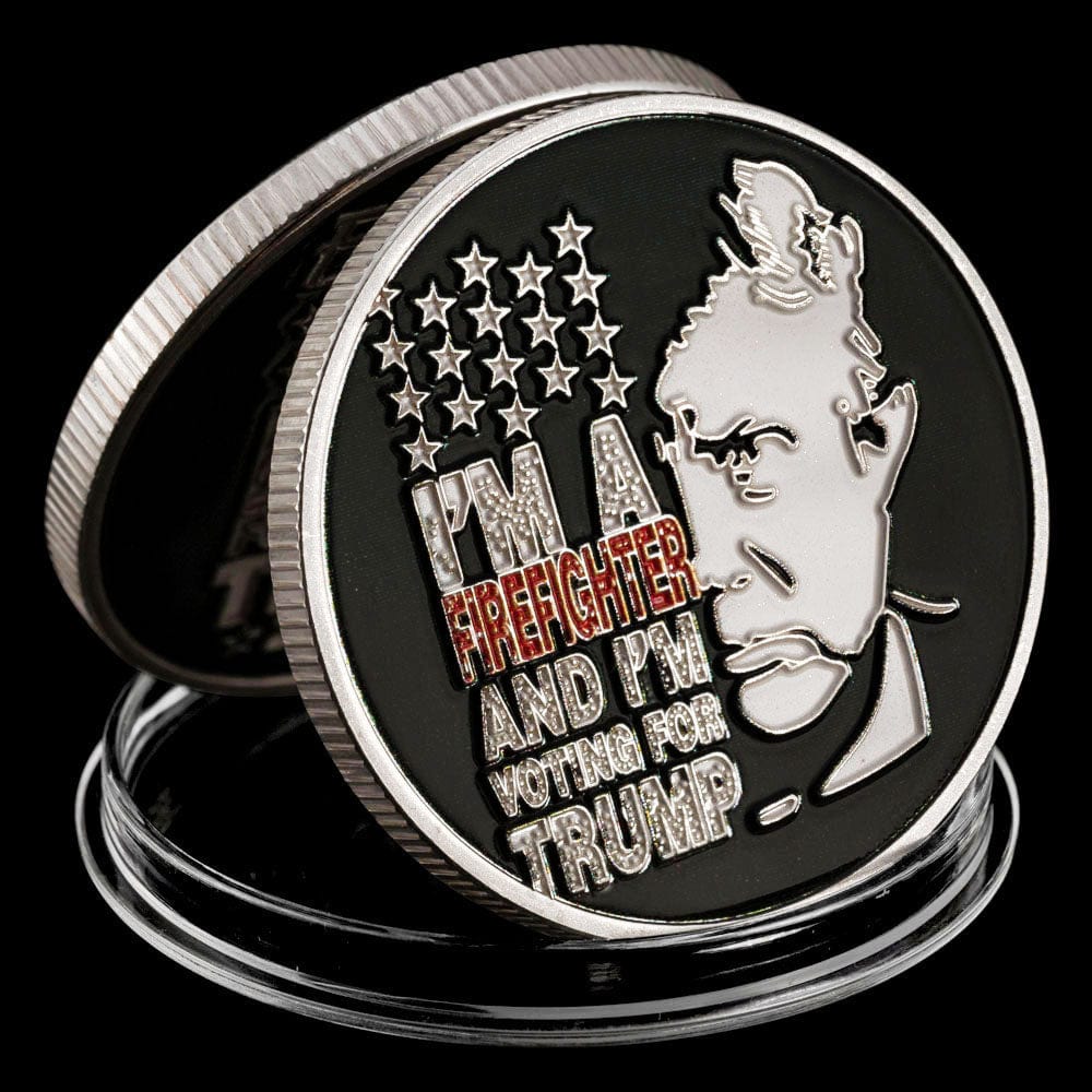 2024 President Donald Trump Silver Coin Voting for Trump Of US 46th Pr