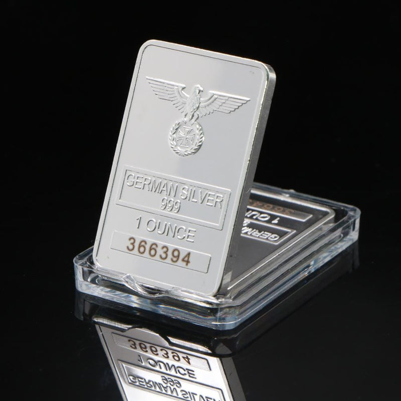 German 999 Liberty Eagle Silver Bar, Silver Bullion, 999 Fine Bar, One Troy Ounce, 1 troy ounce gram, silver spot price bullion vault, grams in 1 troy ounce, one troy ounce grams, one troy ounce in grams, 1 kilo troy ounces, silver price bullionvault,