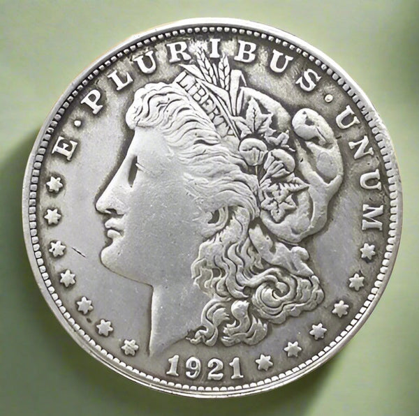 1921 Morgan Silver Dollar coin