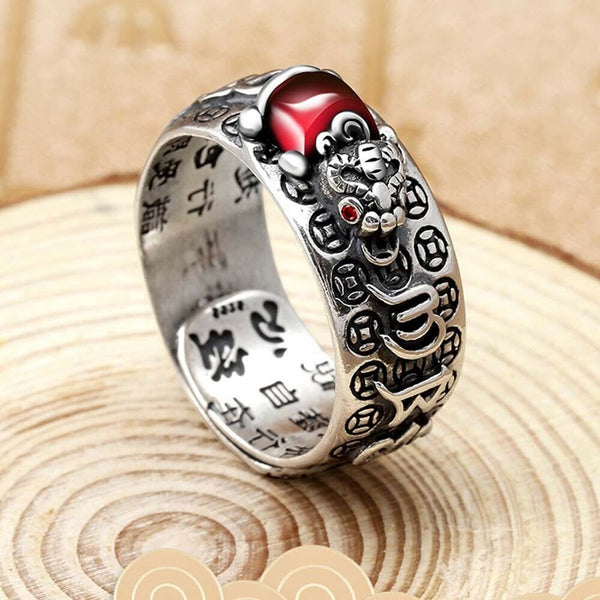 wealth ring, feng shui pixiu mantra ring, feng shui mantra ring, fengshui pixiu mantra ring, feng shui ring for wealth, feng shui pixiu mani mantra protection wealth ring, silver ring, silver rings for women, claddagh rings, ladies silver rings, gold ring,