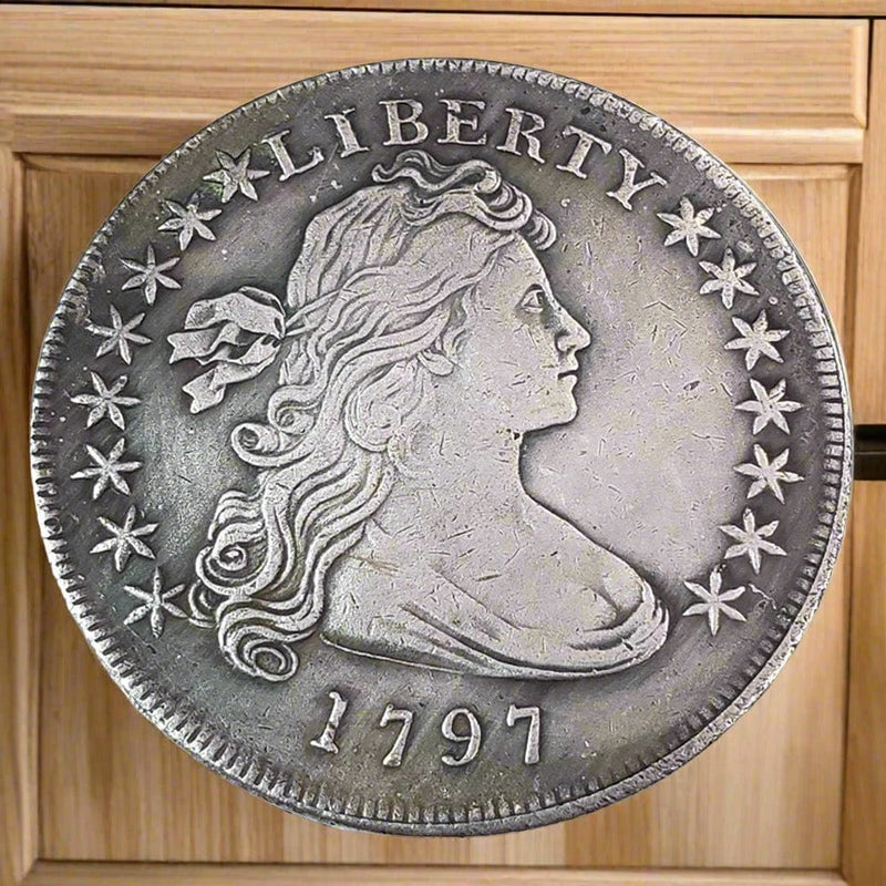 1797 Coin Liberty Silver Dollar, walking liberty half dollar, walking liberty, 1797 Coin, Liberty Silver,