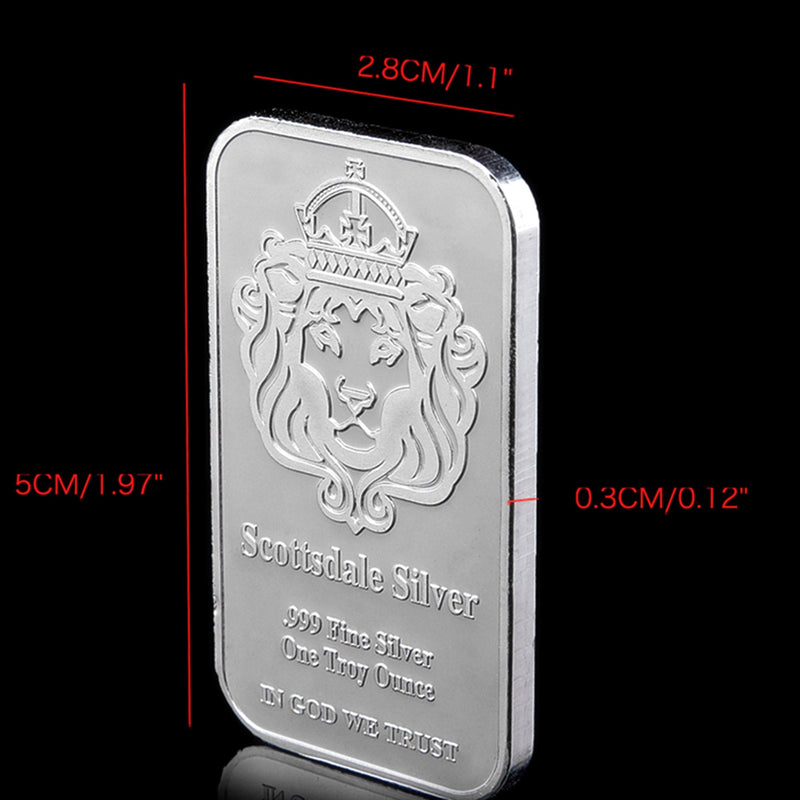 Scottsdale Silver 999 Lingot d'argent fin - Une once troy 1 lingot