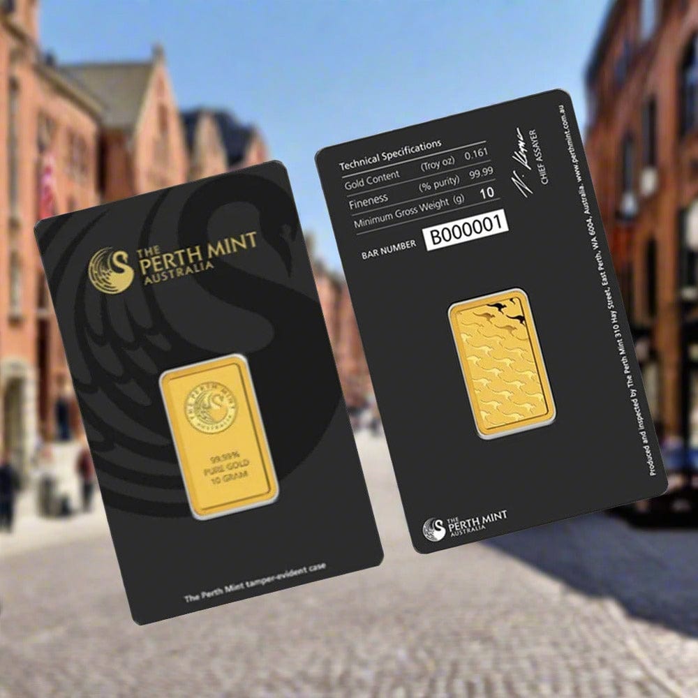 Pzerth Lingote de oro de la Casa de la Moneda de Perth – Coins & Bars