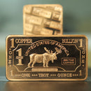 United States Bar, America Bar, Buffalo Troy, Ounce Gold, Buffalo Bar,