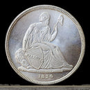 1836 Gobrecht silver, Gobrecht coin, Dollar Name Coin, Base Silver, gobrecht dollar,