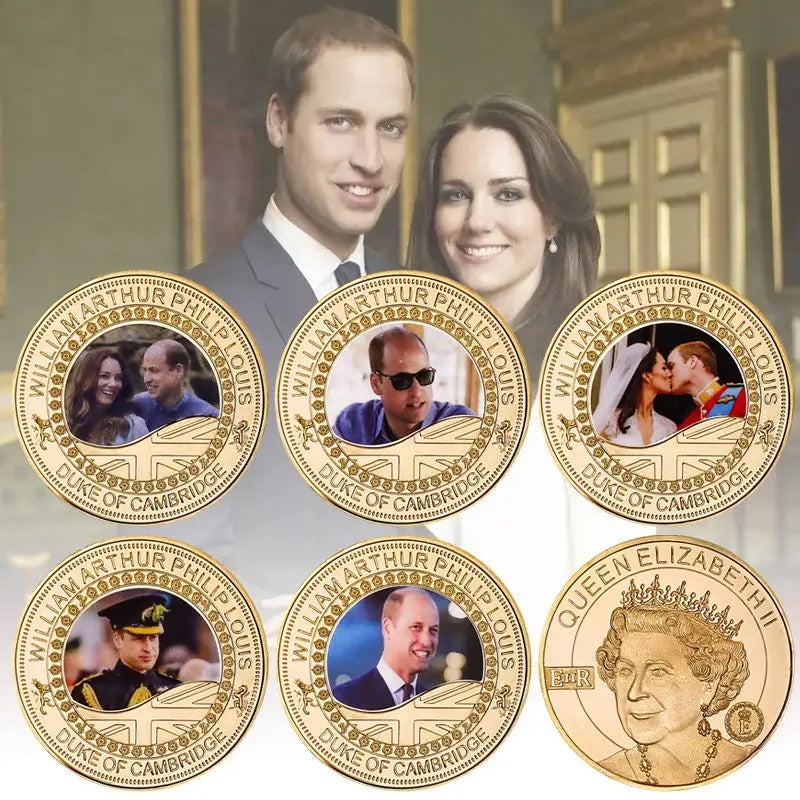 Prince William Coin, Catherine Coin, UK Coin, British Royal Coin, Family Queen Coin, Elizabeth II Coin, britain royal mint, royal mint of uk, royal mint uk, black toonie, royal mint england, westminster coins uk, royal mint united kingdom, black toonies, royal mint of britain, royal mint great britain,