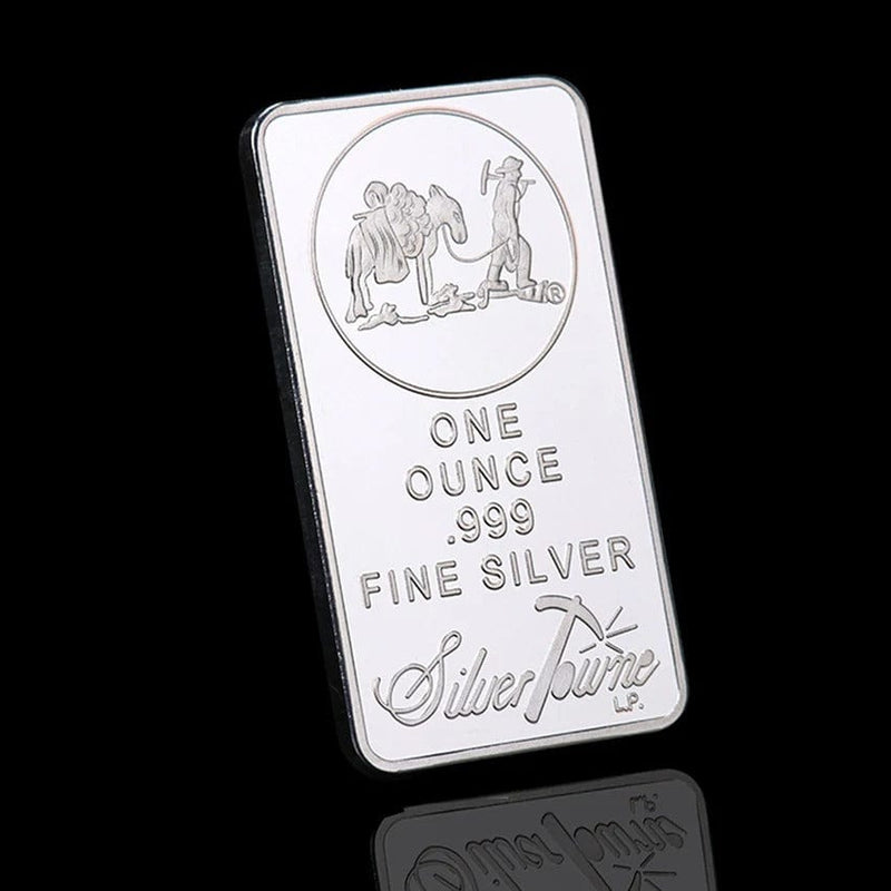 American Bar, American Silver, Prospector Bar, Prospector Silver, Prospector Troy, Prospector Bullion, Prospector silverAmerican Prospector 1oz 999 Value Fine Silver Bullion,