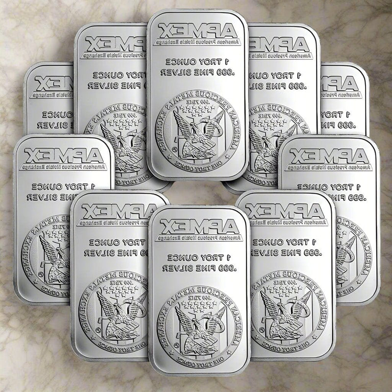 Cool 30 APMEX Silver Bullion Bars