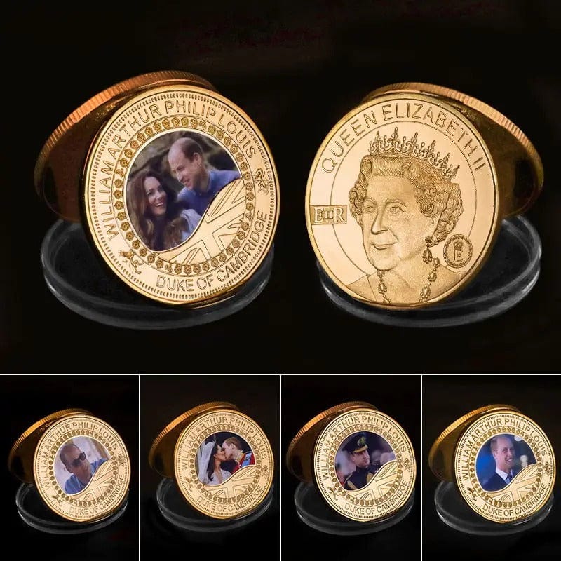 Prince William Coin, Catherine Coin, UK Coin, British Royal Coin, Family Queen Coin, Elizabeth II Coin, britain royal mint, royal mint of uk, royal mint uk, black toonie, royal mint england, westminster coins uk, royal mint united kingdom, black toonies, royal mint of britain, royal mint great britain,