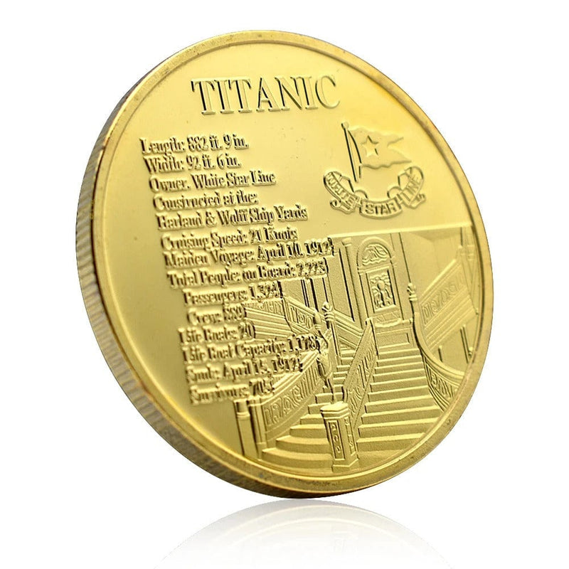 1912 titanic, 1912 coin, Bar titanic, Titanic hotel coin, Titanic bar, Titanic gold, 1912 titanic, coin