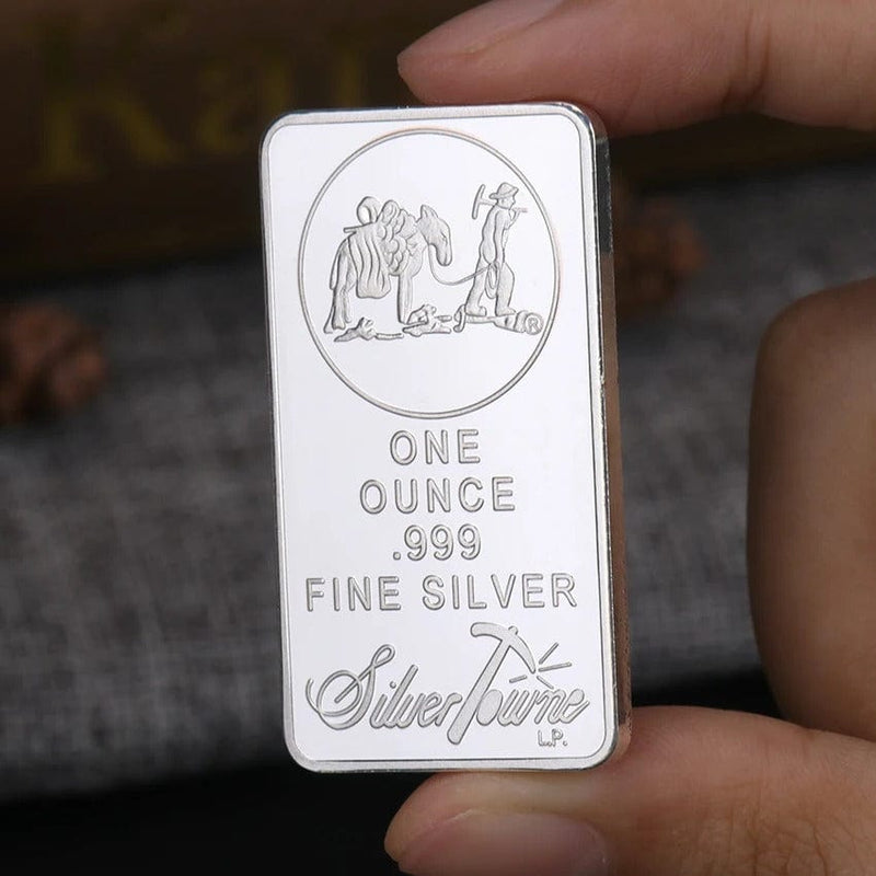 American Bar, American Silver, Prospector Bar, Prospector Silver, Prospector Troy, Prospector Bullion, Prospector silverAmerican Prospector 1oz 999 Value Fine Silver Bullion,