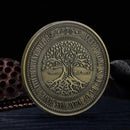 Tree Of Life Coin, Shall Pass Coin,  Forever Coin, Encourage Coin, tree of life silver coin,