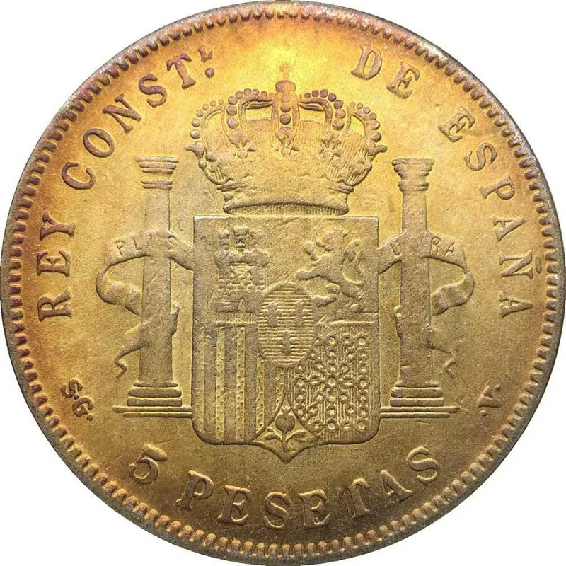 Spain COIN, Pesetas COIN, Alfonso Gold, spanish coin, 1899 1 peseta, 5 ptas 1899, espana 1 euro coin, espana coin, spain 1 euro coin, pesetas coin, alfonso gold, spain gold coin,