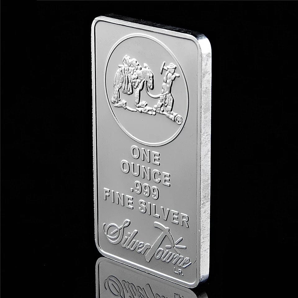 American, Prospector, 1oz, 999, Value, Fine, Silver, Bullion, Bar,