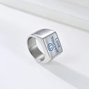 Steel Titanium Ring, Fluorescent Ring, LOVE Ring, YOURSELF Ring, Smile Ring, Face Ring, Vintage Ring, Hip Hop Ring, cartier love ring, cartier ring love ring, cartier the love ring, vintage ring,