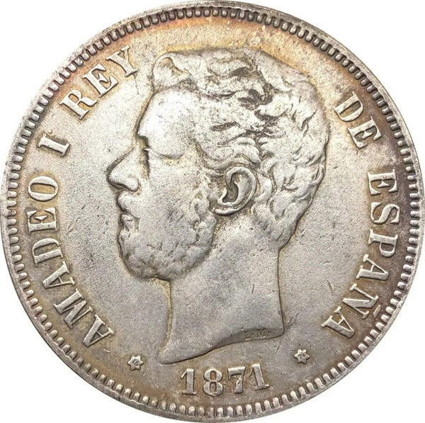 1871 ESPANA, Rey De Coin, Amadeo Coin,  Pesetas Coin, 5 ptas 1957, pesetas coin, 1957 5 ptas coin, 1975 juan carlos coin, 25 peseta coin, 25 ptas coin, 5 peseta coin, 5 ptas 1995, 5 ptas coin, cien pesetas coin,