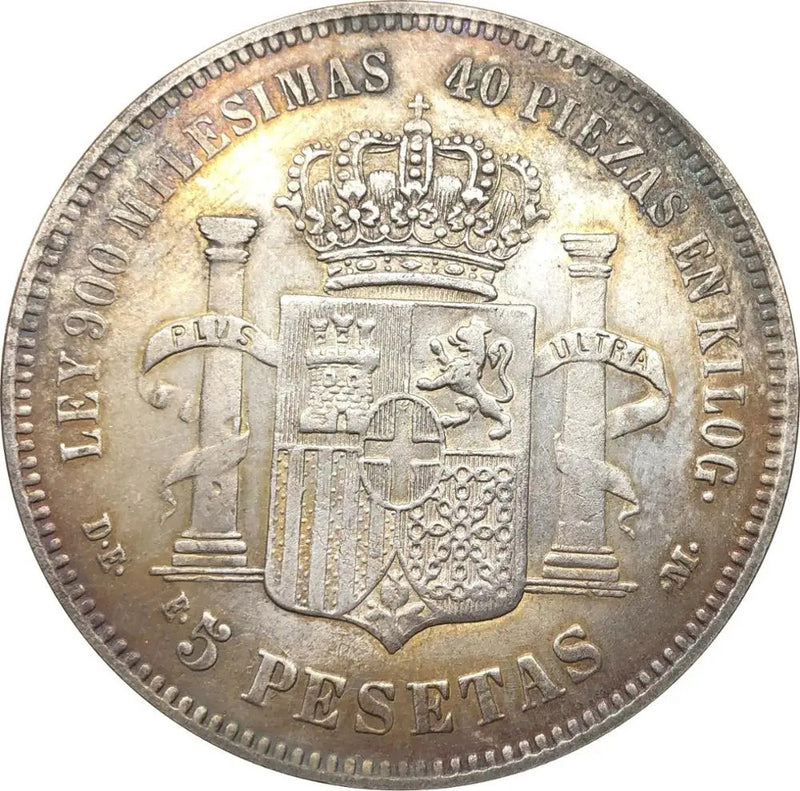 1871 ESPANA, Rey De Coin, Amadeo Coin,  Pesetas Coin, 5 ptas 1957, pesetas coin, 1957 5 ptas coin, 1975 juan carlos coin, 25 peseta coin, 25 ptas coin, 5 peseta coin, 5 ptas 1995, 5 ptas coin, cien pesetas coin,