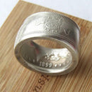 Hobo Ring, Morgan Dollar Ring, Handmade Ring, handmade jewellery, handmade earrings, handmade ring, handmade engagement rings, handmade silver rings, handmade wedding rings, homemade earrings, handcrafted earrings, handmade wedding bands, handmade beaded earrings,