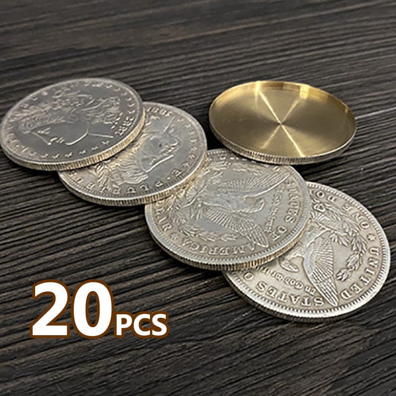 20 monedas de dólar de plata Morgan