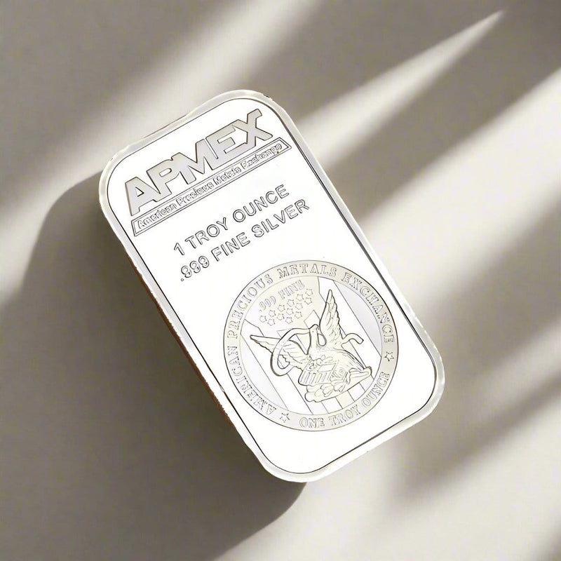 APMEX Silver Bar Bullion 2025 New