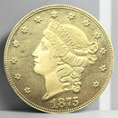 1875 Lema de veinte dólares de oro