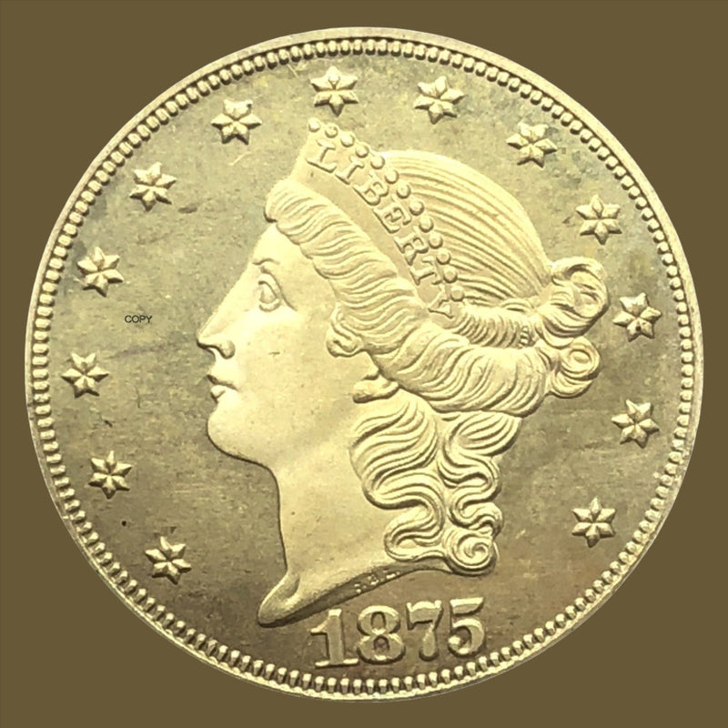 1875 $20 Gold Piece