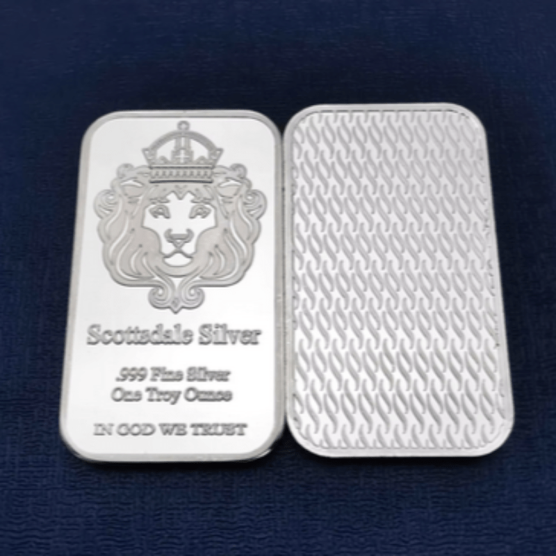 Scottsdale, Silver, Fine, Silver, Bar, Bullion,