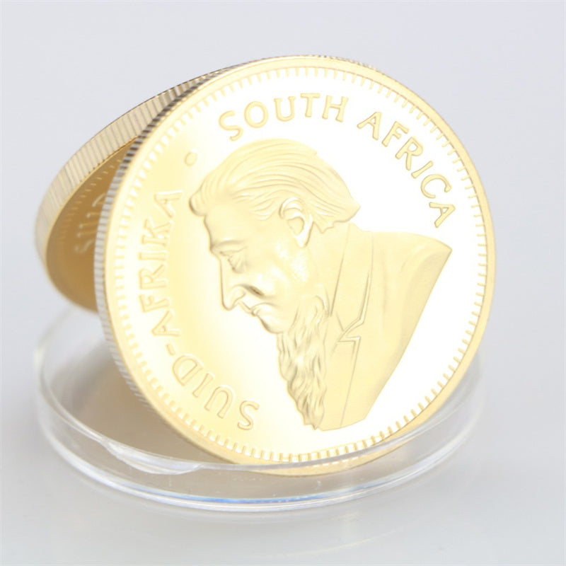 5-Piece Set (1967-2020) Showcasing 1 OZ Krugerrand Gold Coins from South Africa
