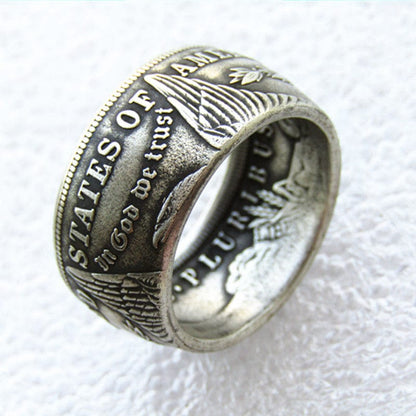 1878 US Morgan Dollar, Coin Ring Handmade, roberto coin love in verona ring, homemade earrings, silver sovereign ring, silver dollar ring, handmade unique wedding rings, handmade mens rings, hand made wedding rings,