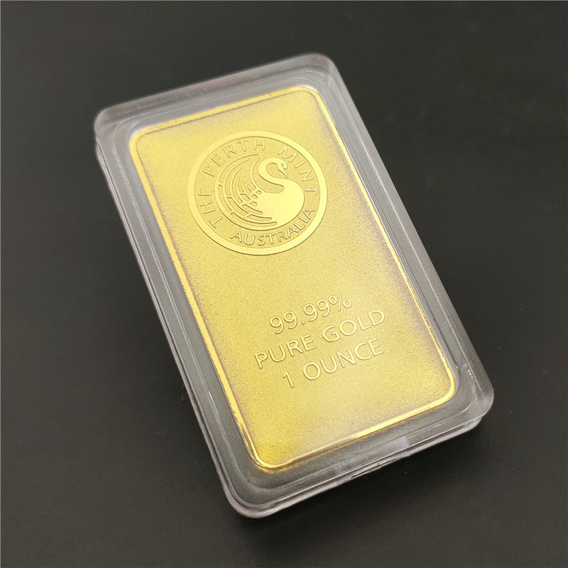 Australian Kangaroo Gold Bars - Set of 5 Pcs, 1 oz Each