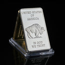 American Liberty Indian Bar - Fine  Bullion with 'In God We Trust' Value
