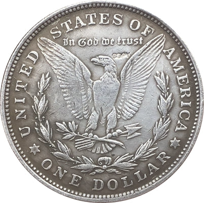 Pièce d'un dollar en argent Morgan de 1895 CC