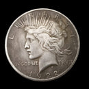 1922, silver, dollar, Coin, Peace, Double, Sided,