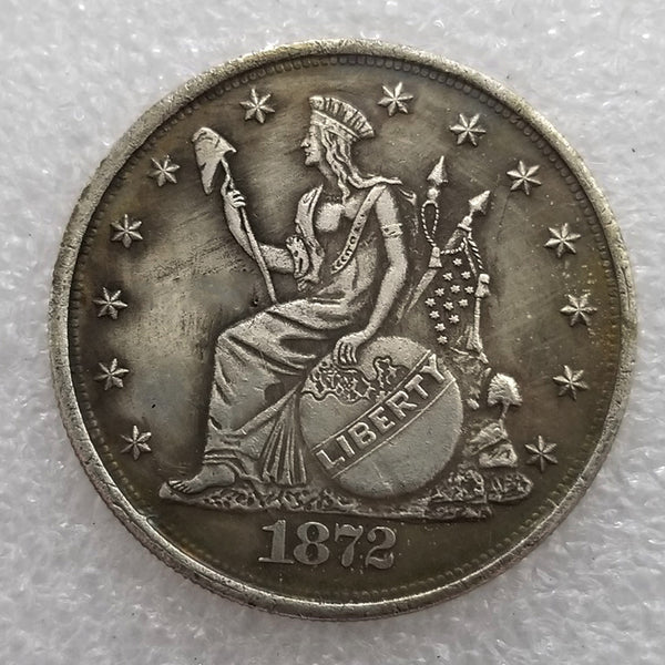1872 USA Dollar Morgan Silver Coin - USA Coins